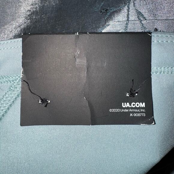 NWT Under Armour Women's Size Medium Mid-Rise Compression Cropped Mint Green UA - Picture 4 of 6